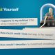 A financial questionnaire with a snow globe and investment-related questions.