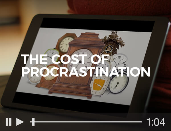 The Cost of Procrastination Video Thumbnail